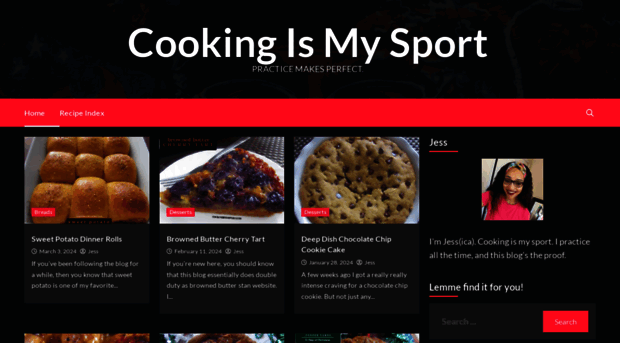 cookingismysport.com