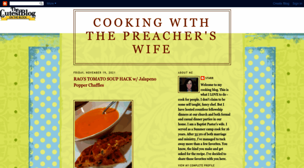 cookingwiththepreacherswife.blogspot.com