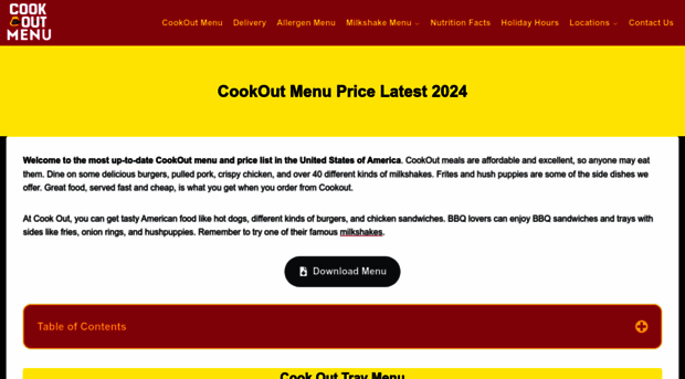 cookoutmenu.us