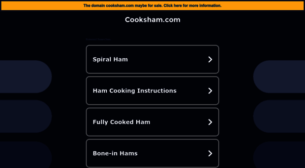 cooksham.com