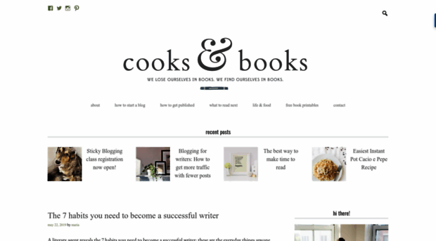 cooksplusbooks.com