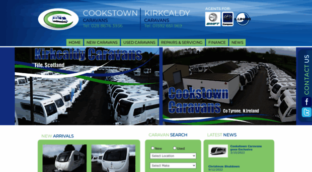 cookstowncaravans.com