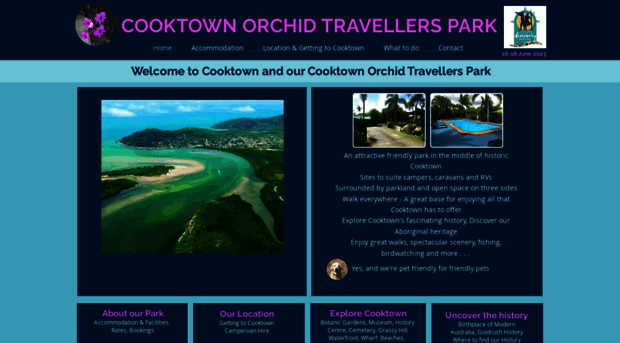 cooktownorchidtravellerspark.com