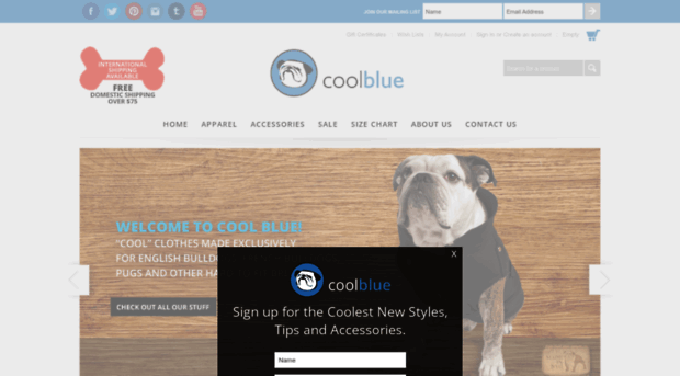 coolbluedog.com