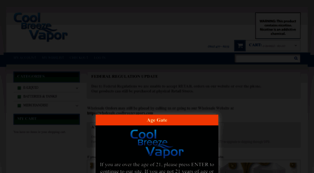 coolbreezevapors.com