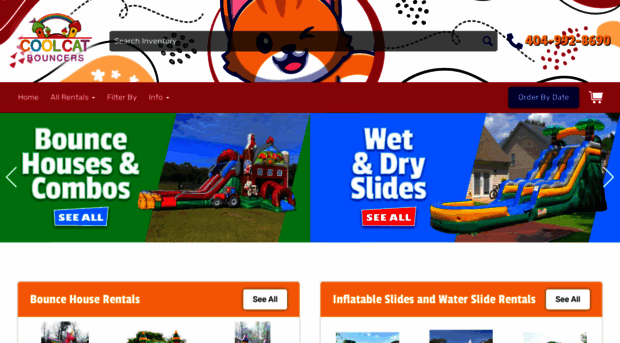 coolcatbouncehouse.com