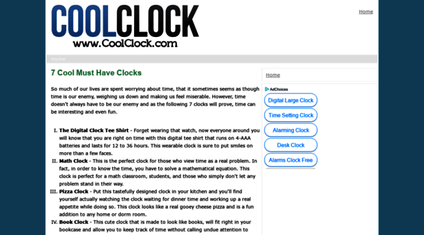 coolclock.com