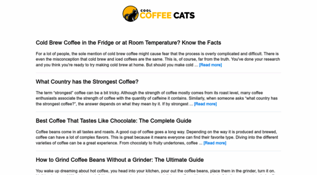 coolcoffeecats.com