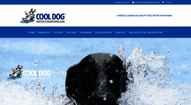 cooldogwaterfountains.com