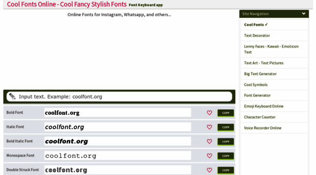 coolfont.org