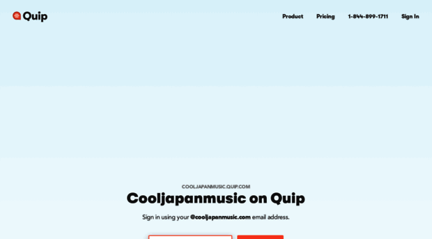 cooljapanmusic.quip.com