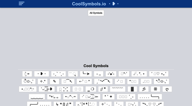 coolsymbols.io - Cool symbols Copy and Paste : ... - Cool Symbols