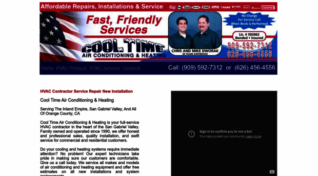 cooltimeairconditioningrepair.com