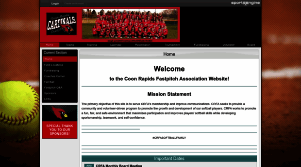 coonrapidsfastpitch.com