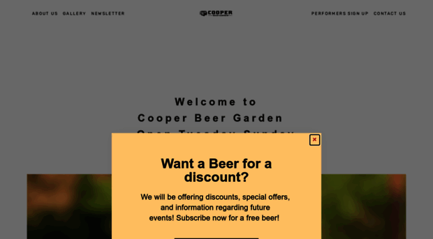 cooperbeergarden.com