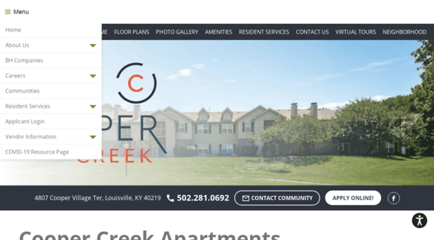 coopercreekapartments.com