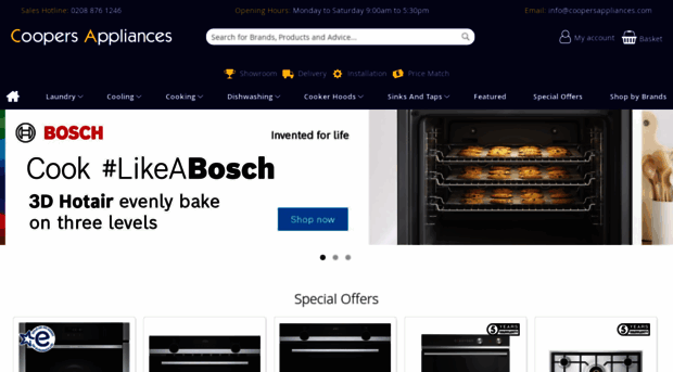 coopersappliances.com