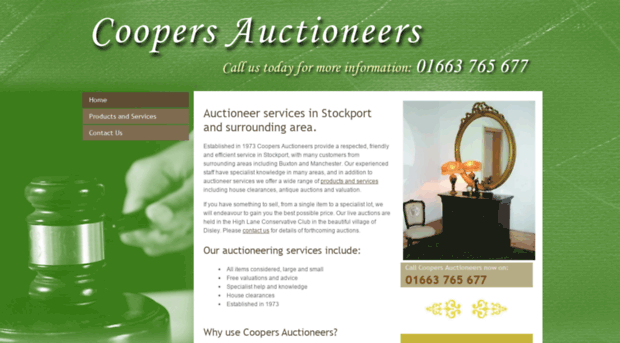 coopersauctioneersstockport.co.uk