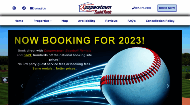 cooperstown-baseballrentals.com