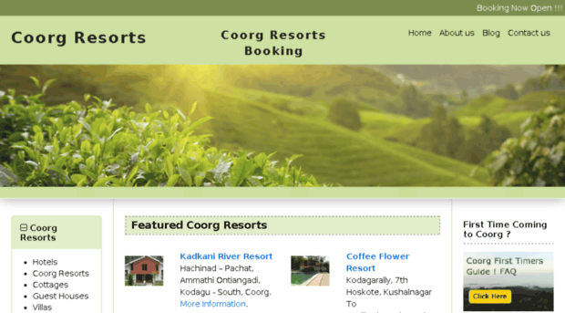 coorgresorts.org.in