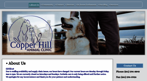 copperhillanimalclinic.com