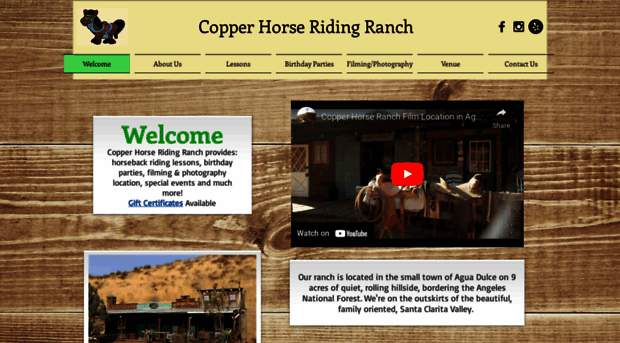 copperhorseridingranch.com