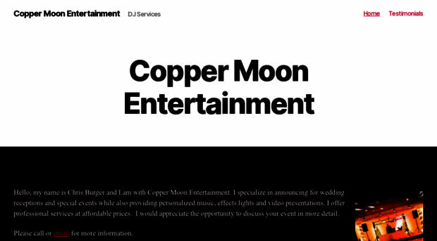 coppermoonentertainment.com