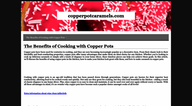 copperpotcaramels.com