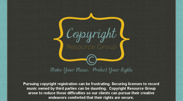 copyrightresourcegroup.com