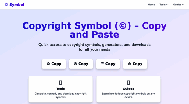 copyrightsymbol.app