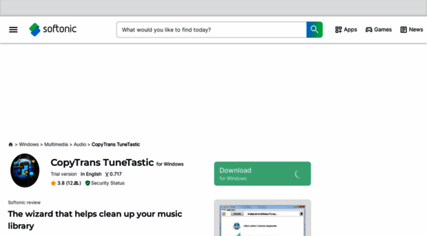 copytrans-tunetastic.en.softonic.com