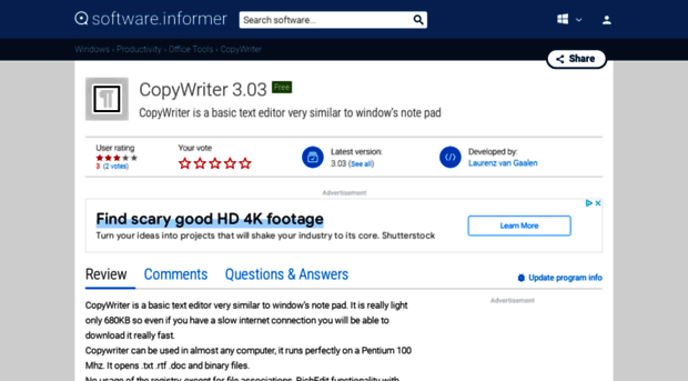 copywriter.software.informer.com