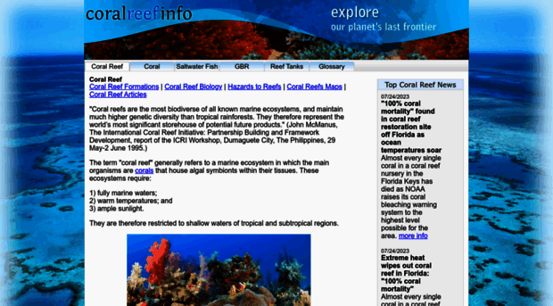 coralreefinfo.com