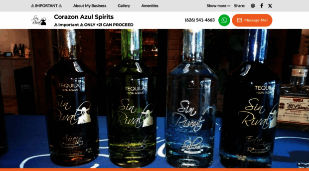 corazonazulspirits.com