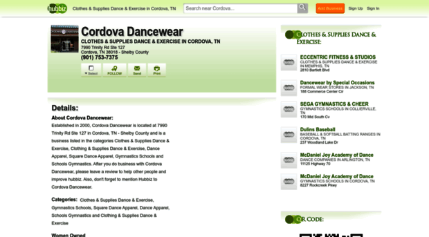 cordova-dancewear.hub.biz