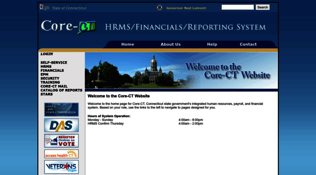 core-ct.state.ct.us - Core-CT - Home - Core CT State