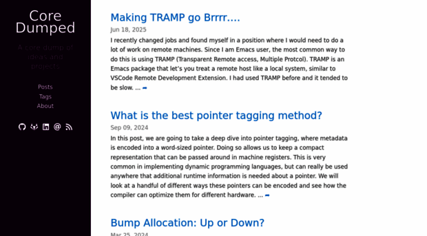 coredumped.dev