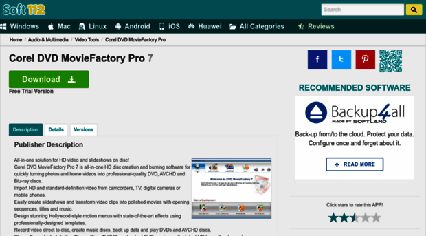 corel-dvd-moviefactory-pro.soft112.com