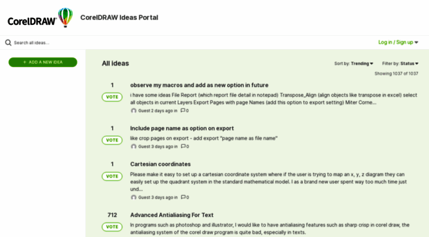 coreldraw.ideas.aha.io