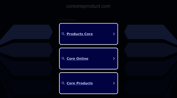 coreoneproduct.com