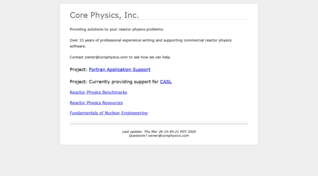 corephysics.com