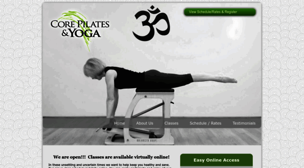 corepilatesyoga.com