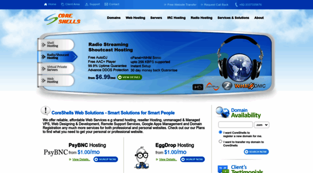 coreshells.net