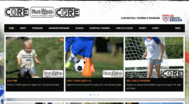 coresoccertraining.com