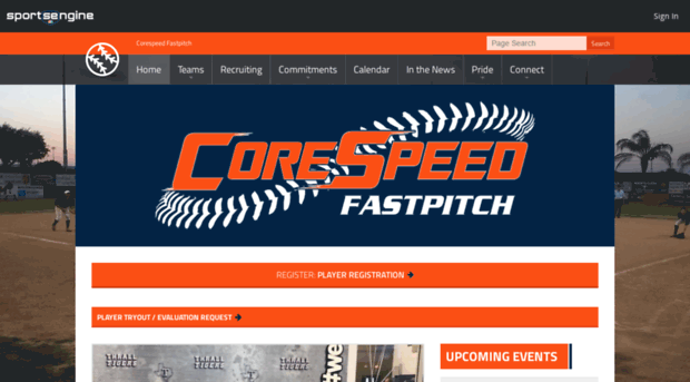 corespeedfastpitch.com