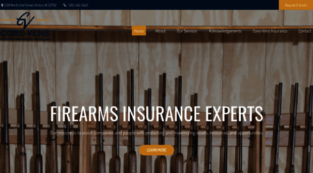 corevensguninsurance.com