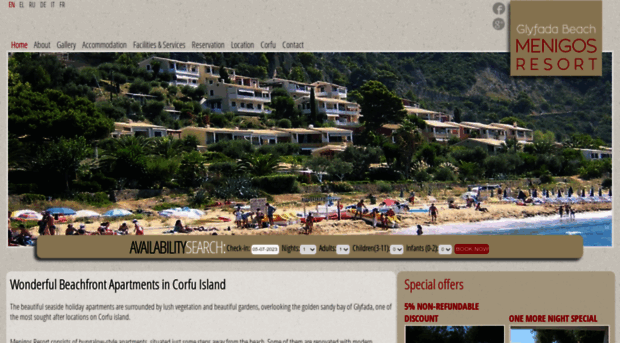 corfu-beachapartments.com