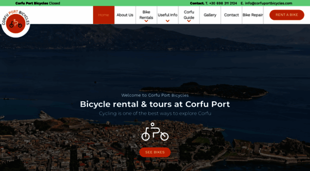 corfuportbicycles.com