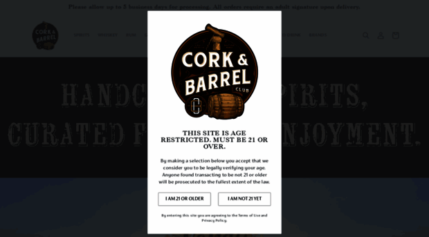corkandbarrelclub.com