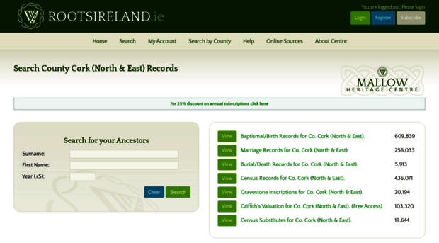 corknortheast.rootsireland.ie